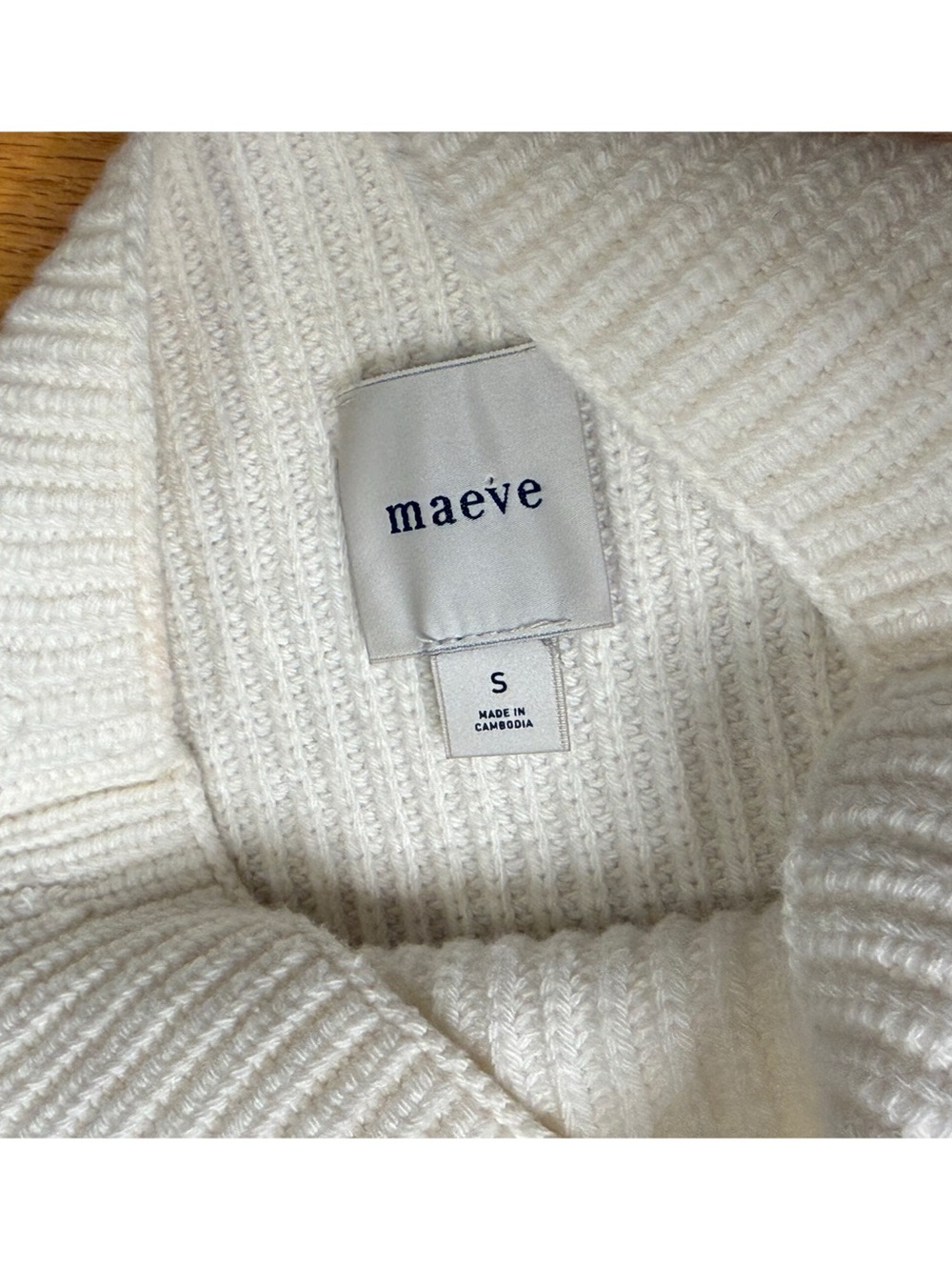 Anthropologie Maeve Katey Mock-Neck Bell-Sleeve Sweater - Picture 7 of 8